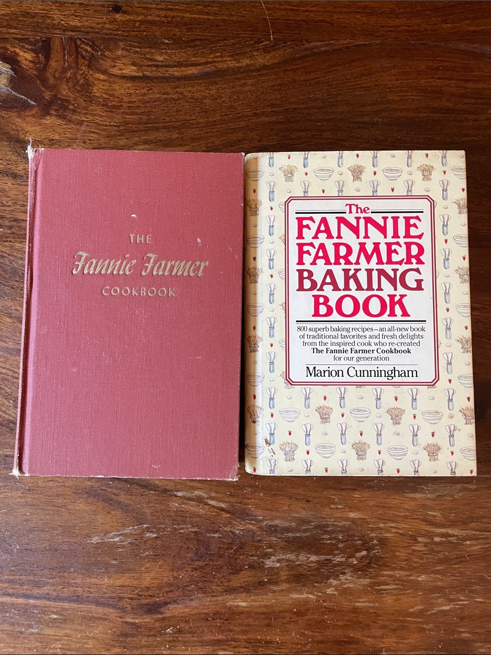 2 Vintage Fannie Farmer Cookbook 1965 + Baking Book 1984